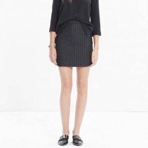 Madewell Shirttail Jacquard Skirt